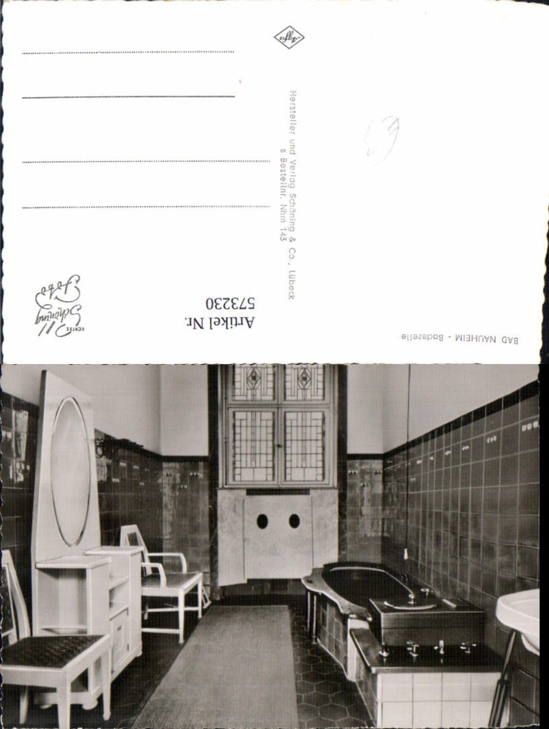 573230,Foto Ak Bad Nauheim Badezelle Interieur