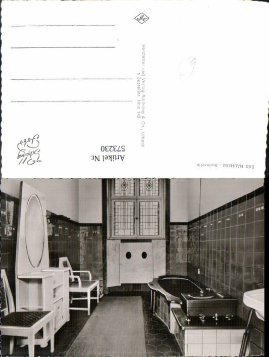 573230,Foto Ak Bad Nauheim Badezelle Interieur