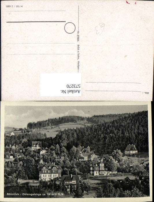 573270,Bärenfels Altenberg Erzgebirge