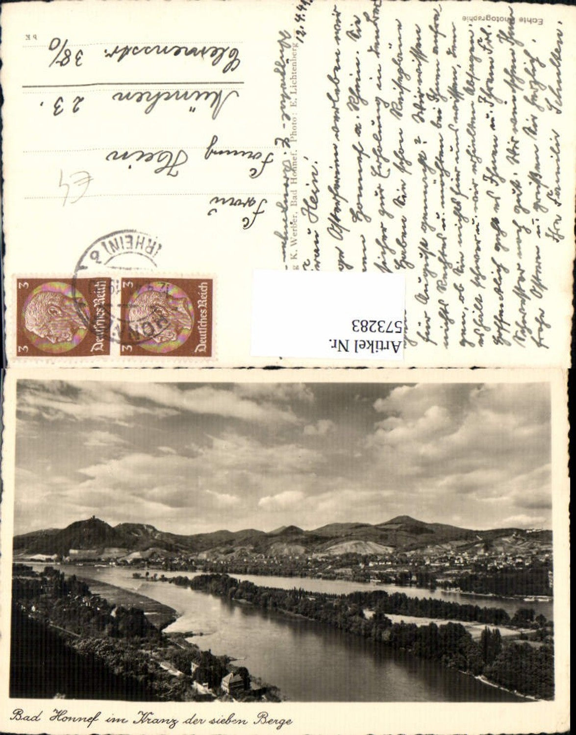 573283k,Bad Honnef i. Kranz d. Sieben Berge