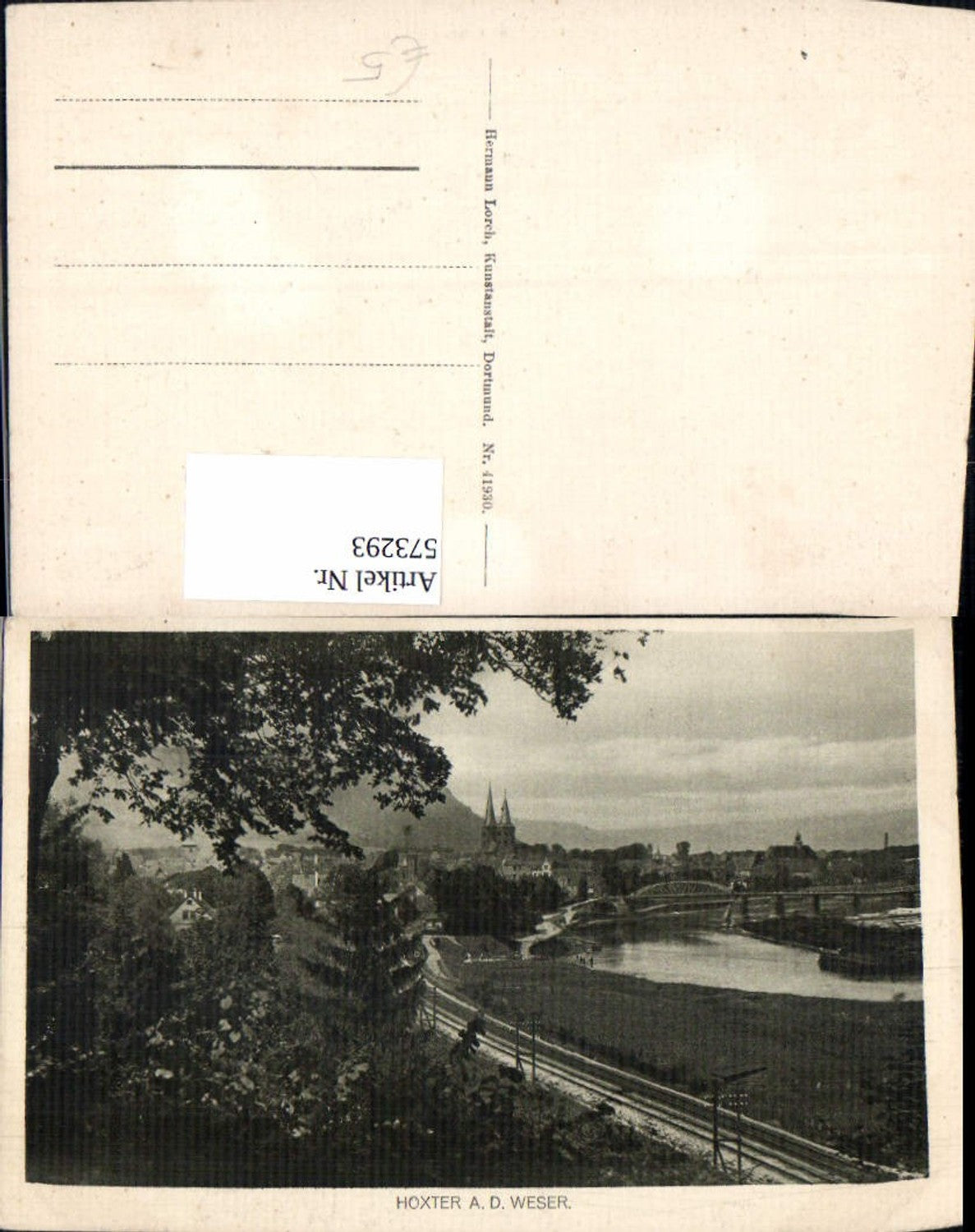 573293,Höxter Weser Teilansicht