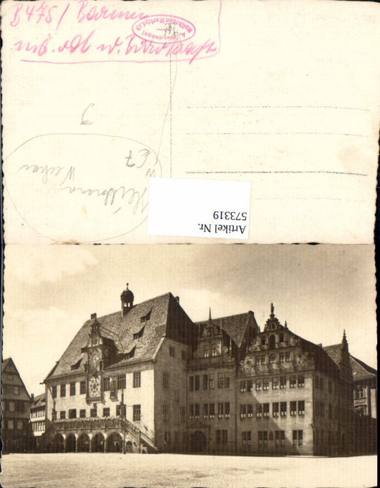573319, Photo Ak Heilbronn Town Hall