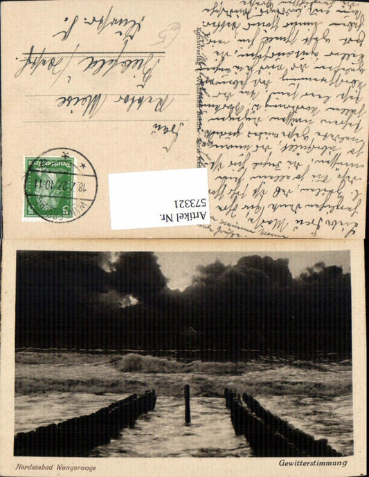 573321,Wangerooge Insel Gewitterstimmung