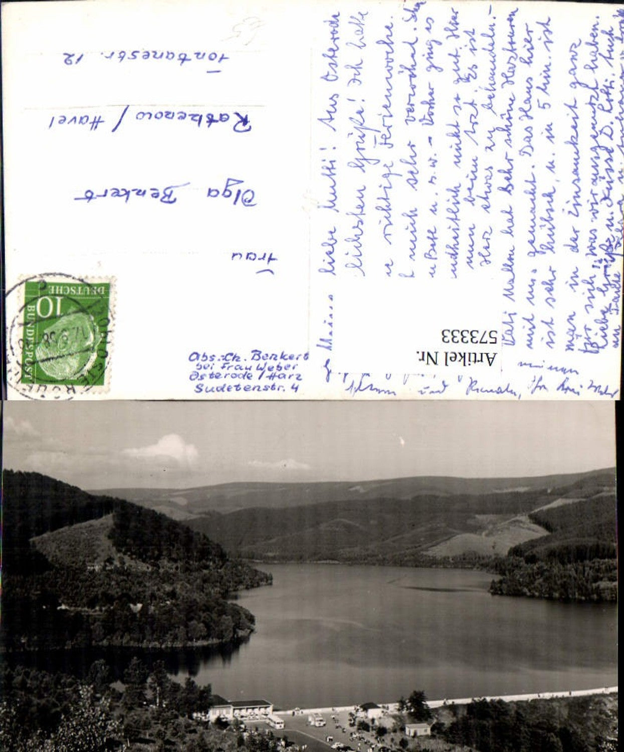 573333,Osterode am Harz Sösetalsperre Stausee