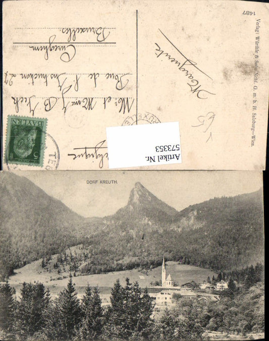573353, Village of Kreuth near Tegernsee, pub Würthle &amp; Son, 1487