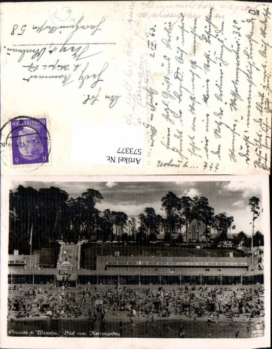 573377,Berlin-Wannsee Berlin Blick v. Rettungssteg