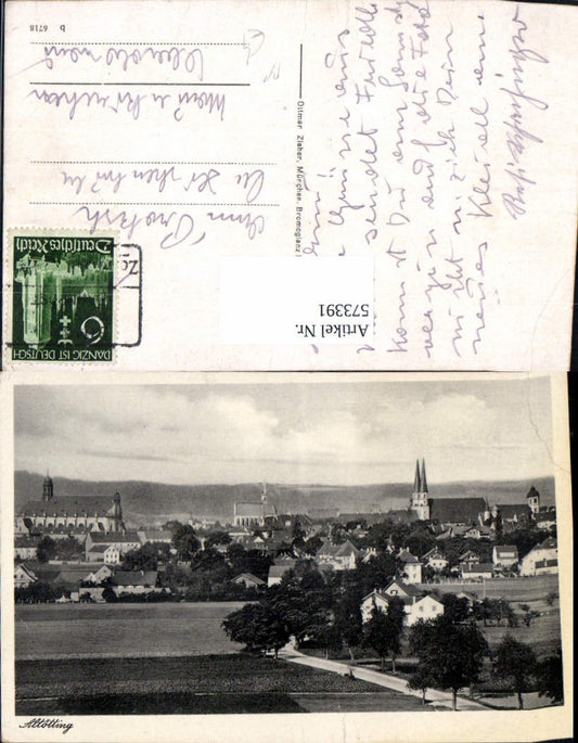 573391, Altötting View of railway post office