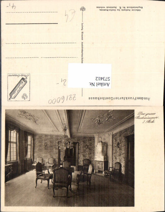 573412,Frankfurt Goethehaus Staatszimmer