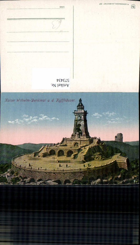 573434, Kyffhäuser Monument Kaiser Wilhelm Monument Kyffhäuserland