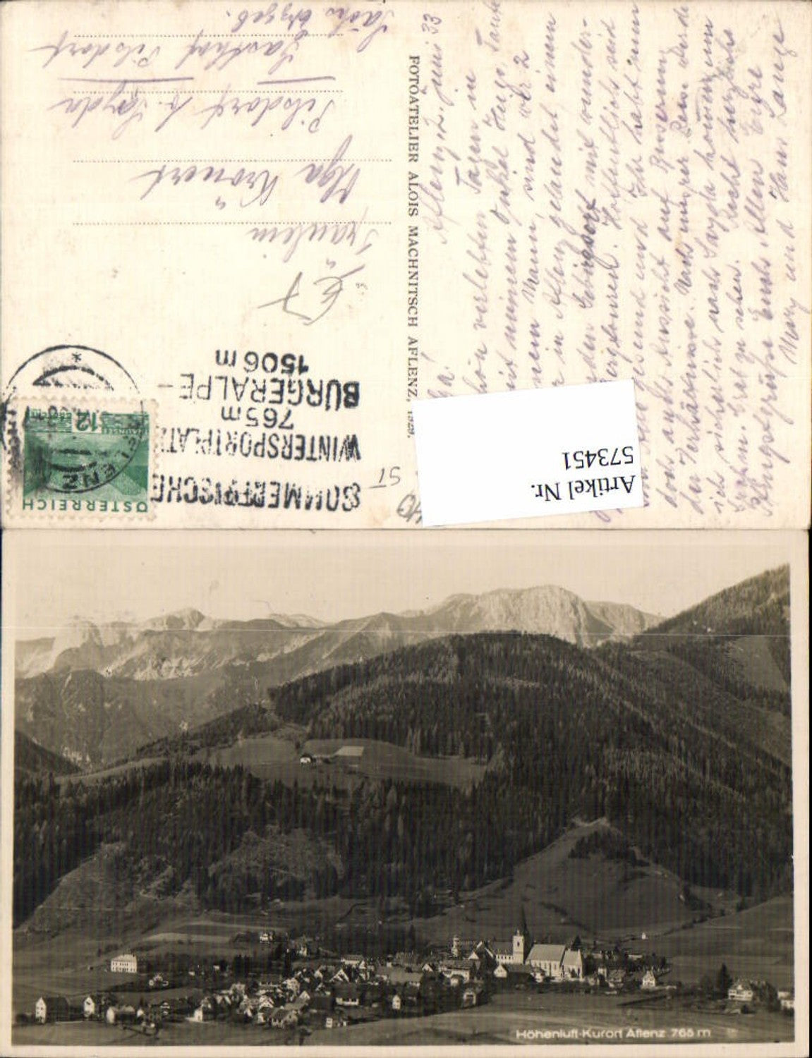 Alte Ansichtskarte – Old Postcard