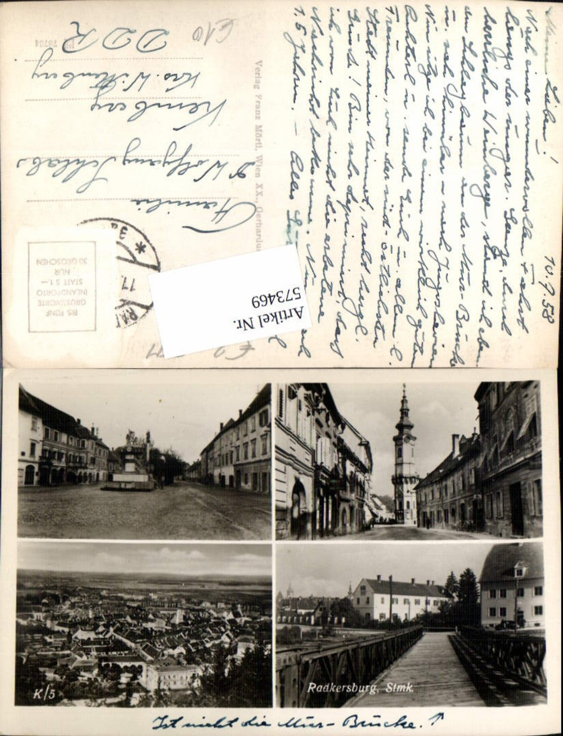 Alte Ansichtskarte – Old Postcard