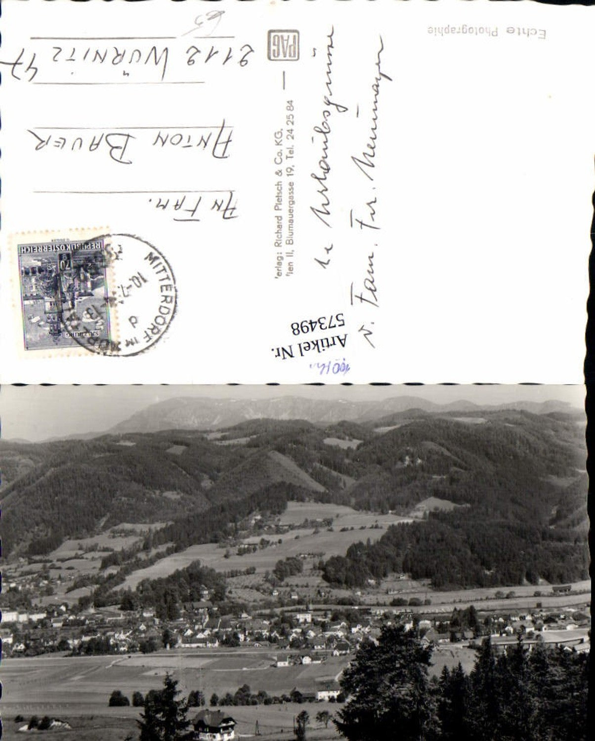 Alte Ansichtskarte – Old Postcard