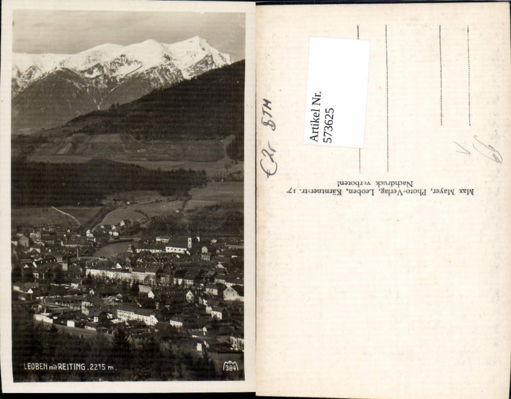 Alte Ansichtskarte – Old Postcard
