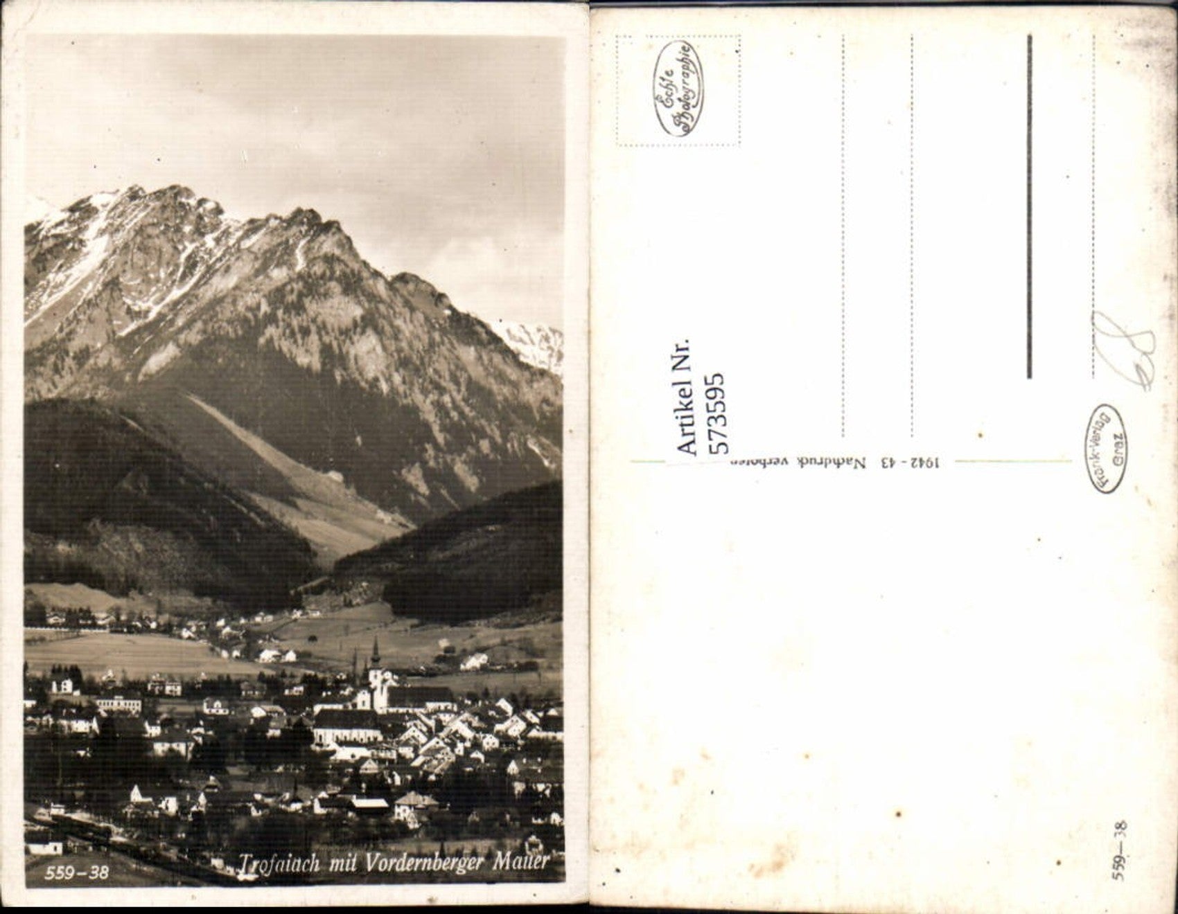 Alte Ansichtskarte – Old Postcard