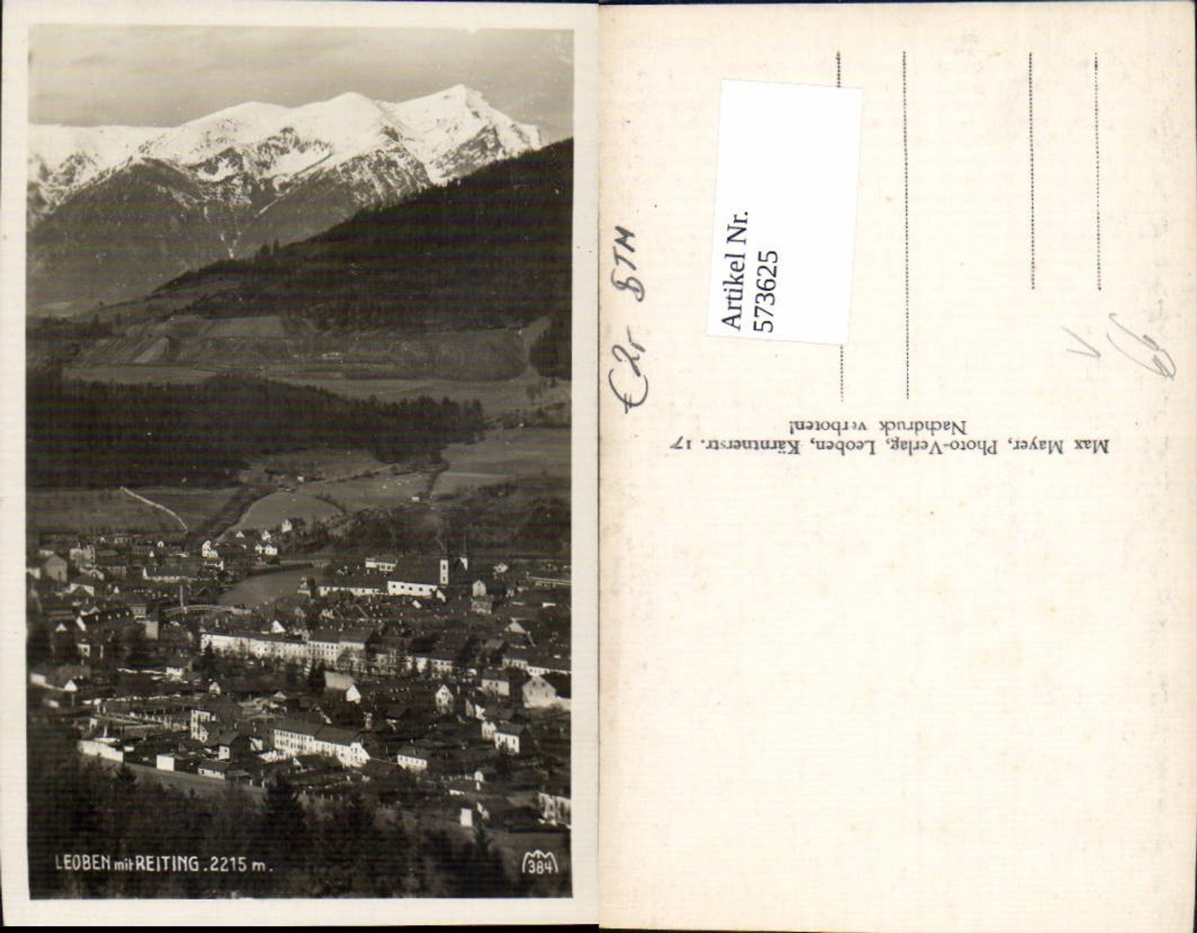 Alte Ansichtskarte – Old Postcard