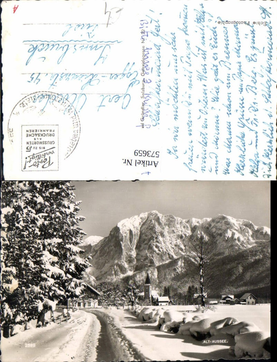 Alte Ansichtskarte – Old Postcard