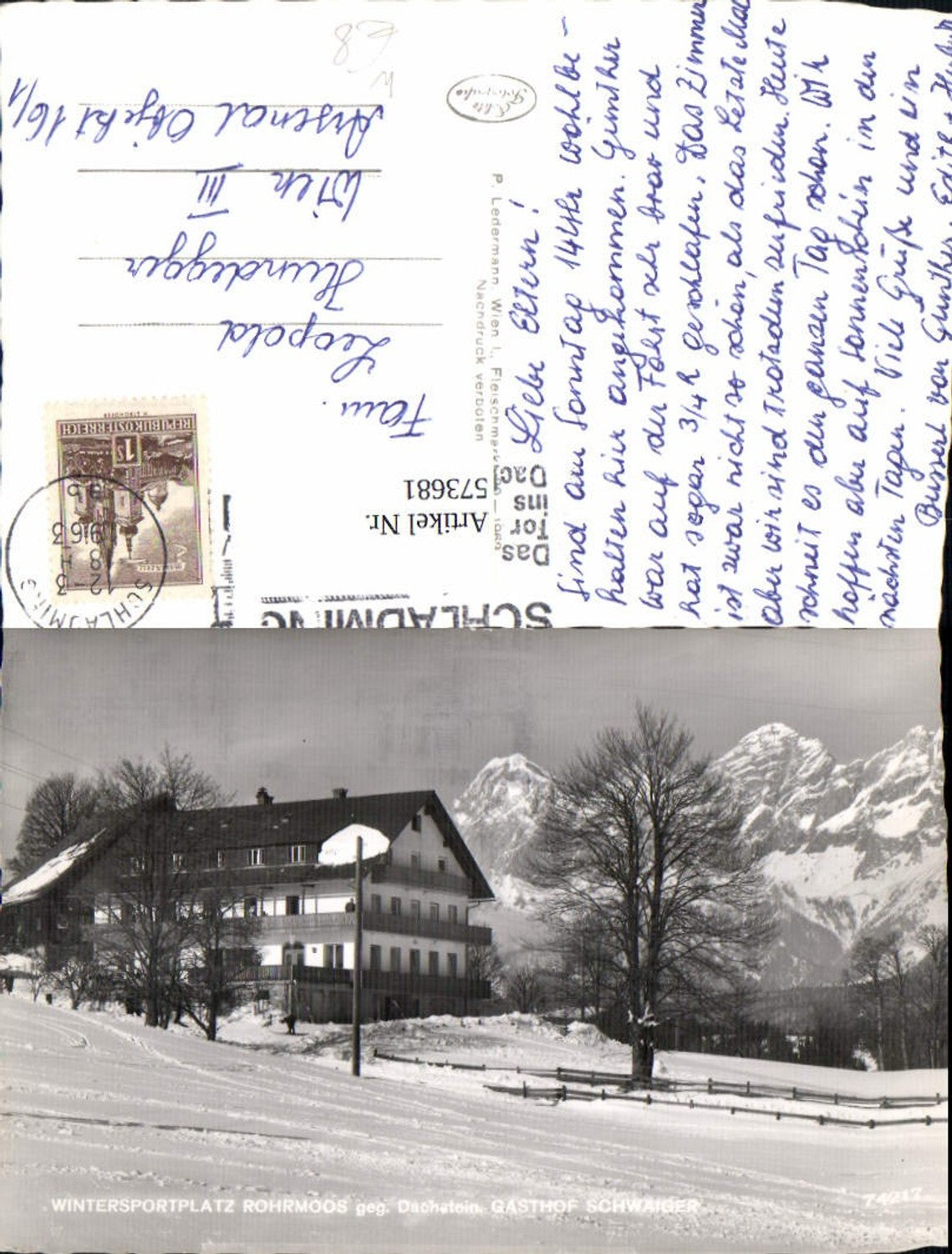 Alte Ansichtskarte – Old Postcard