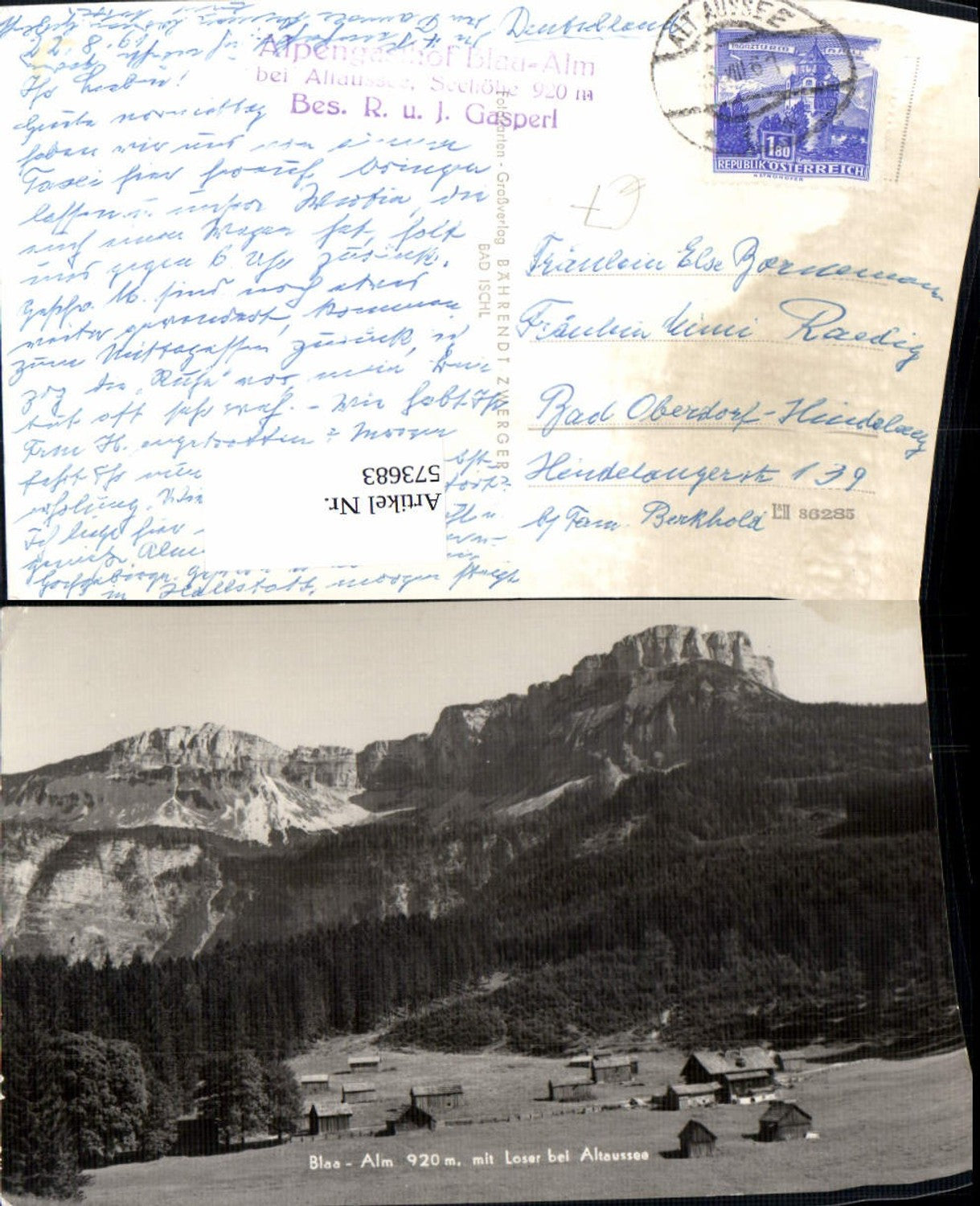 Alte Ansichtskarte – Old Postcard