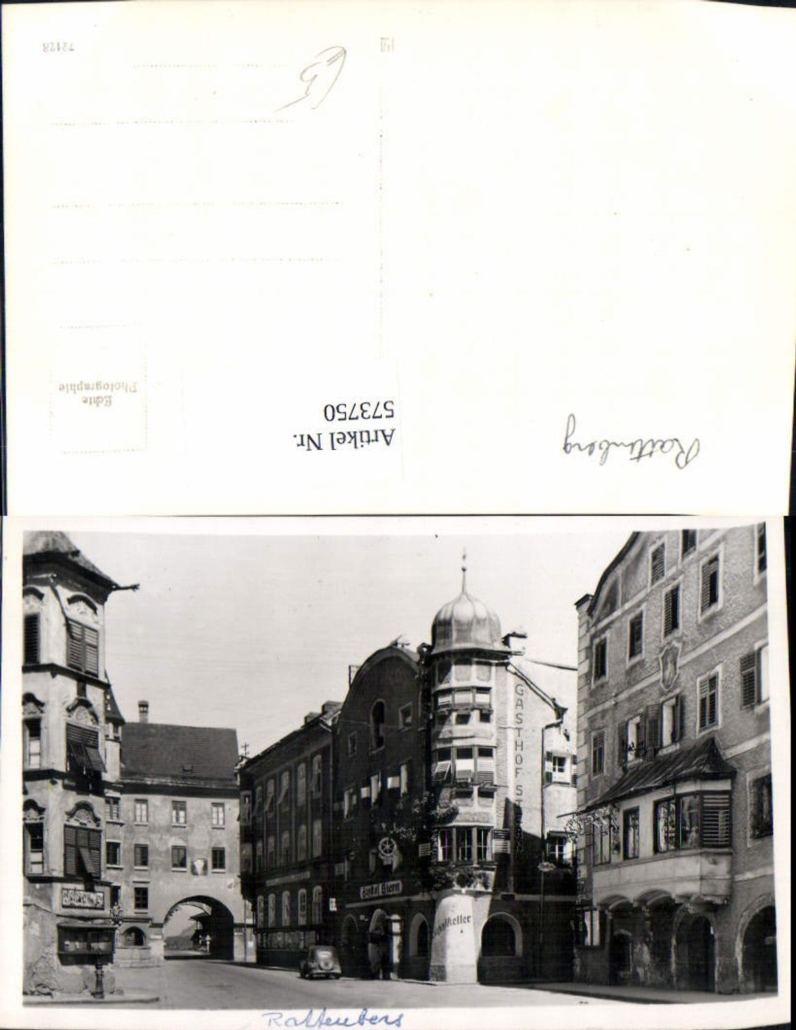 Alte Ansichtskarte – Old Postcard