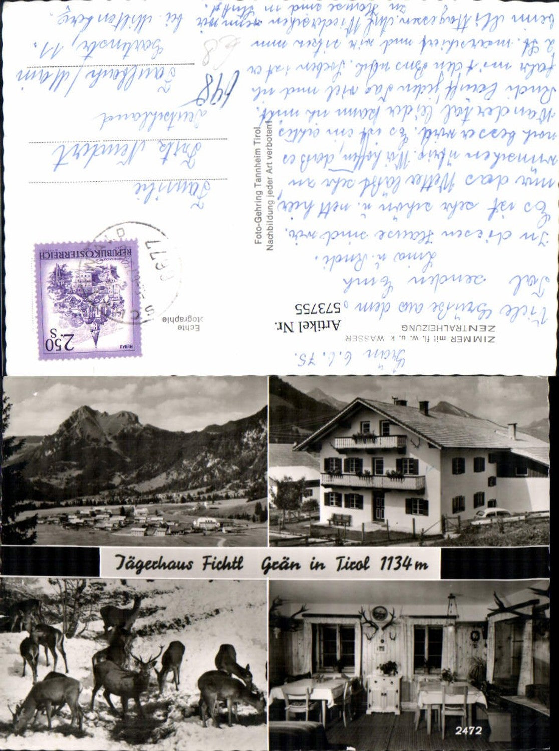 Alte Ansichtskarte – Old Postcard