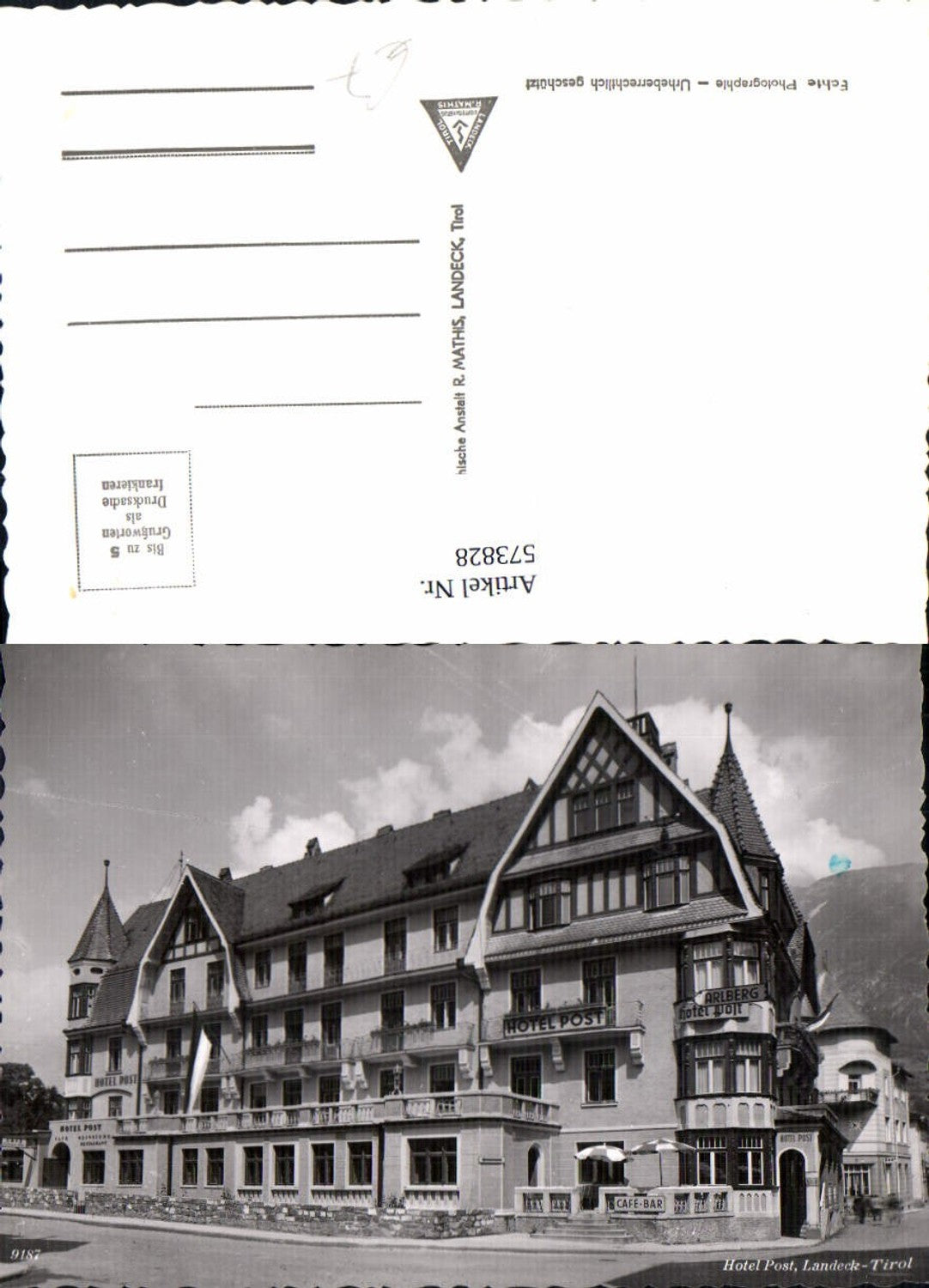 Alte Ansichtskarte – Old Postcard