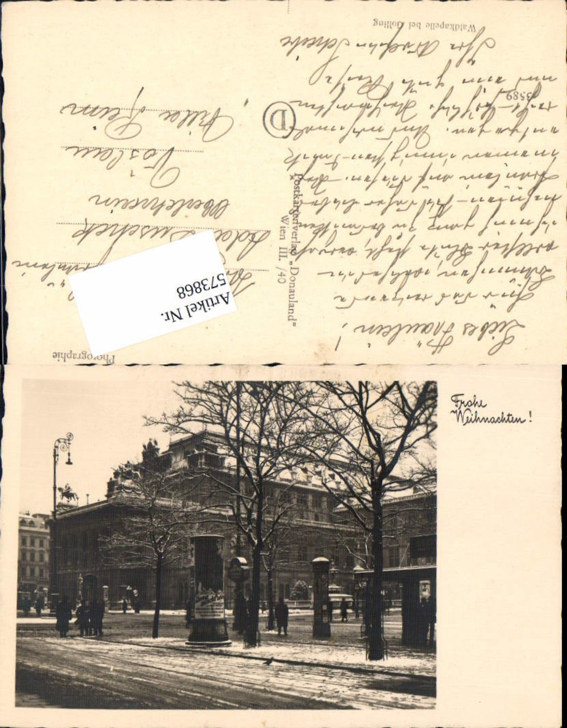 Alte Ansichtskarte – Old Postcard