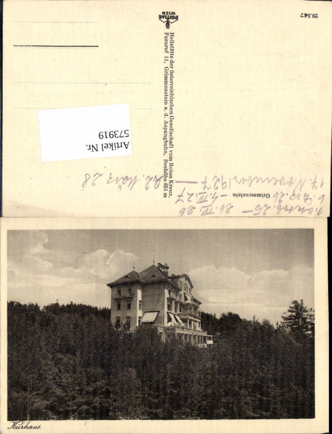 Alte Ansichtskarte – Old Postcard