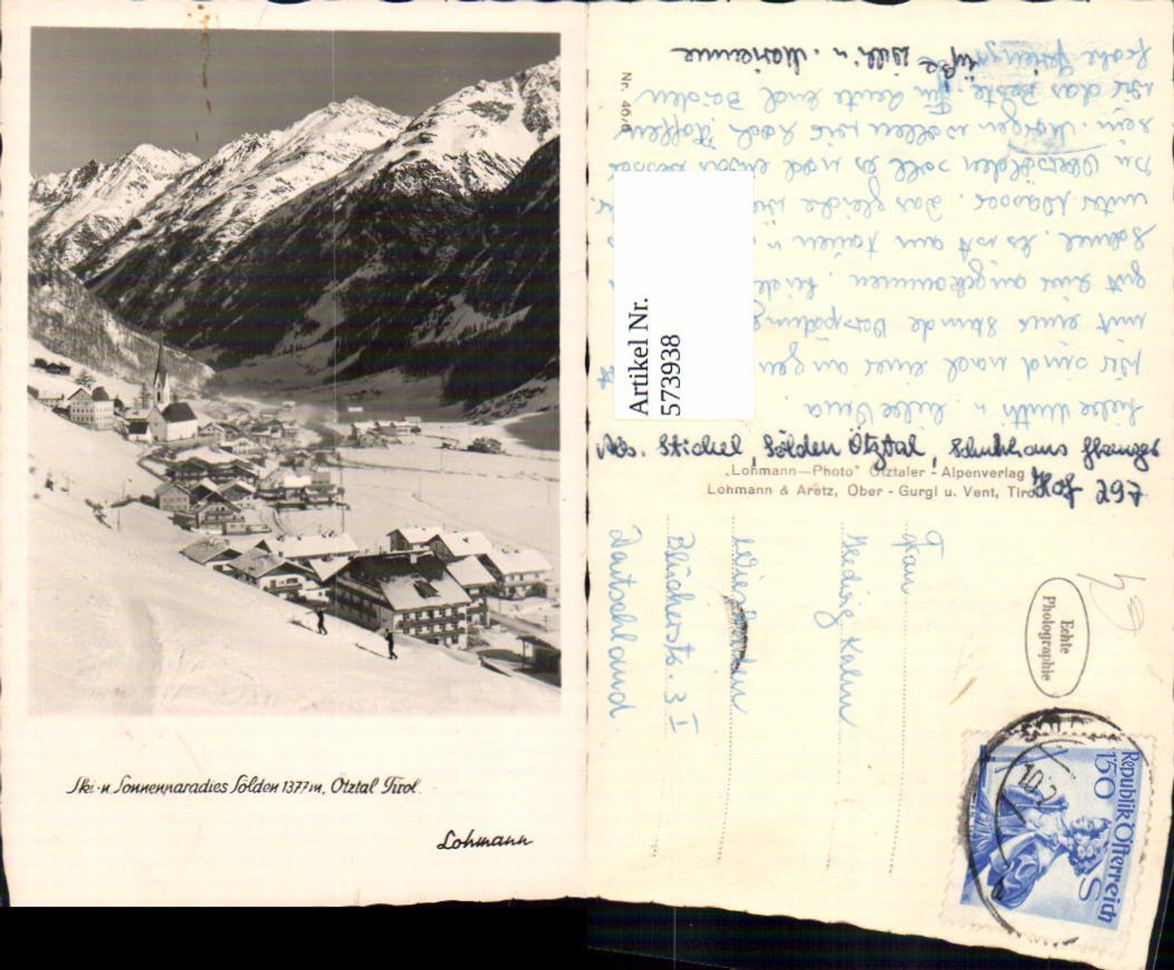 Alte Ansichtskarte – Old Postcard