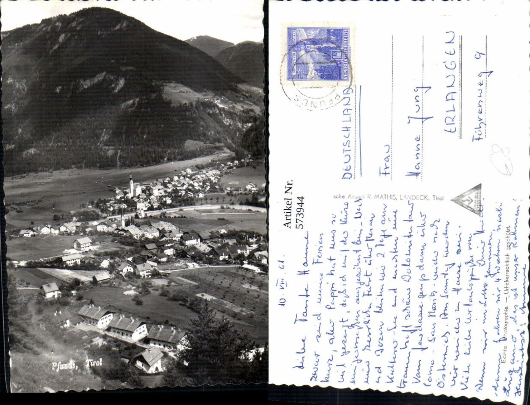 Alte Ansichtskarte – Old Postcard