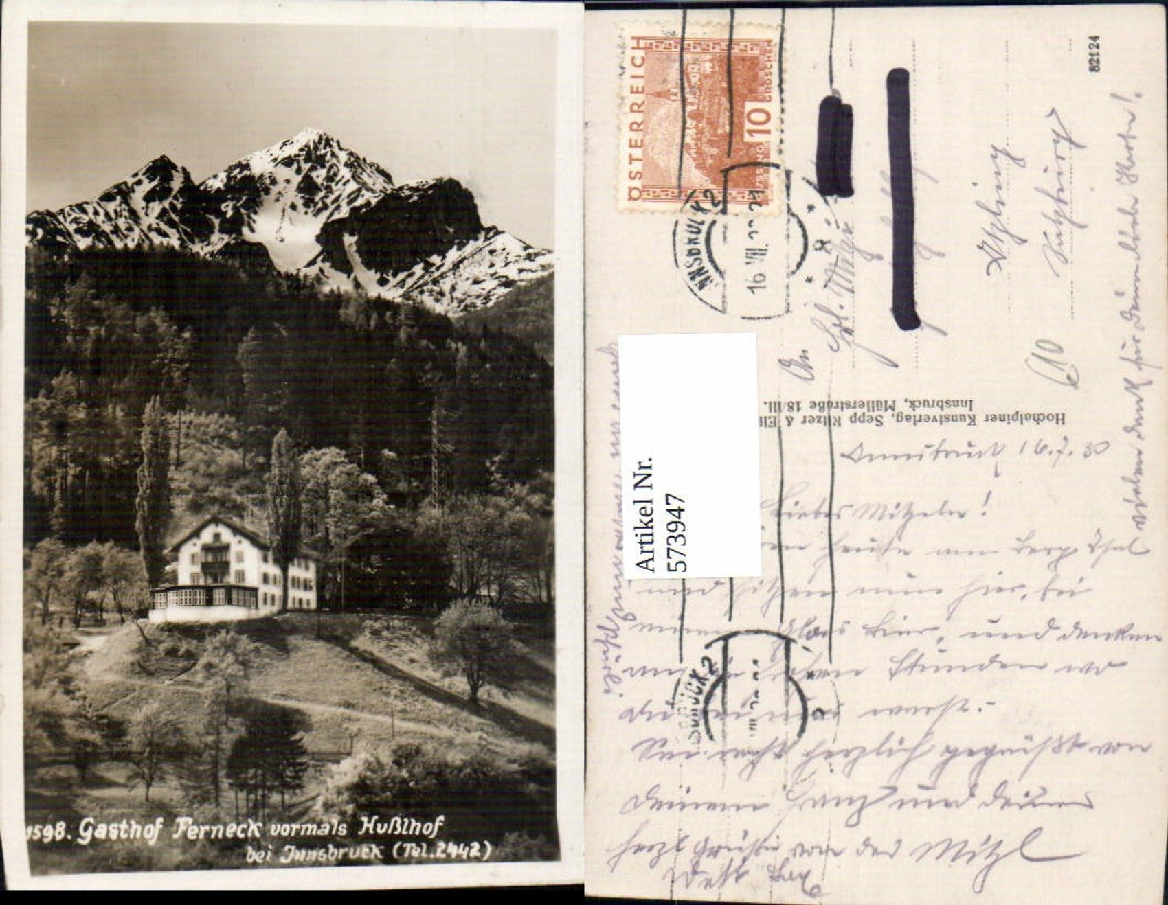 Alte Ansichtskarte – Old Postcard