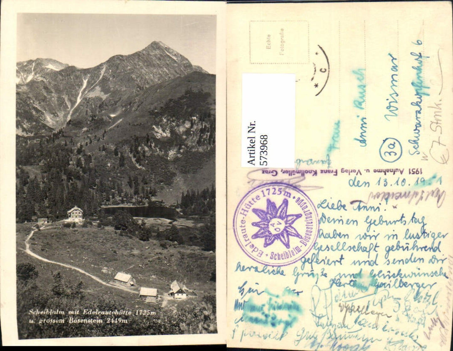 Alte Ansichtskarte – Old Postcard