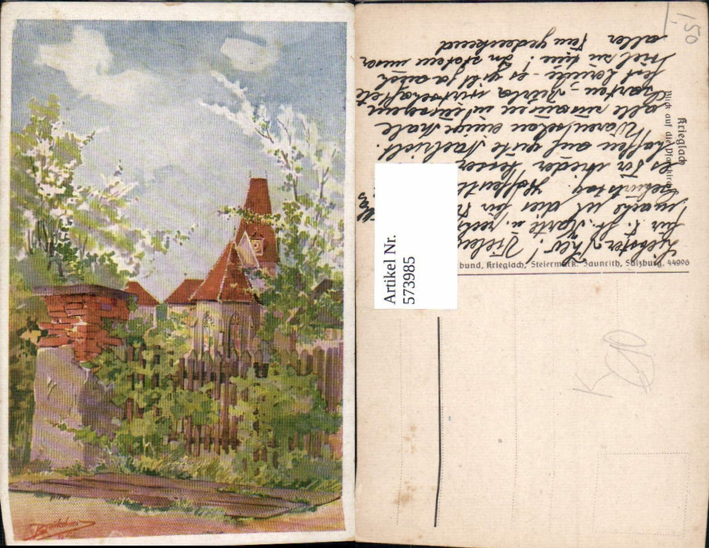 Alte Ansichtskarte – Old Postcard