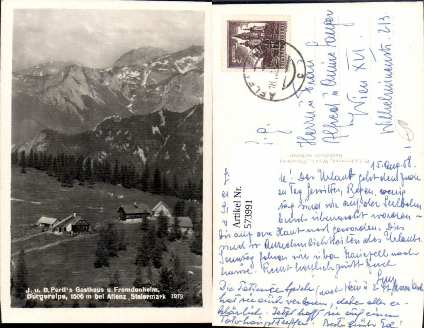Alte Ansichtskarte – Old Postcard