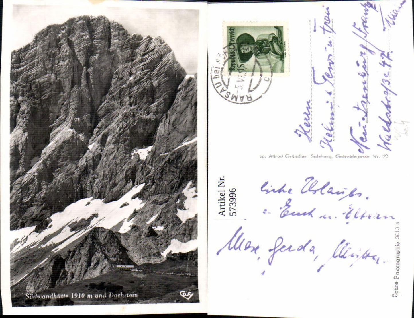 Alte Ansichtskarte – Old Postcard