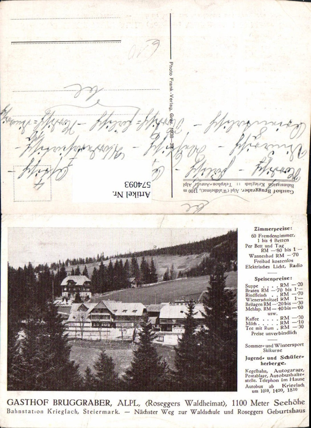 Alte Ansichtskarte – Old Postcard