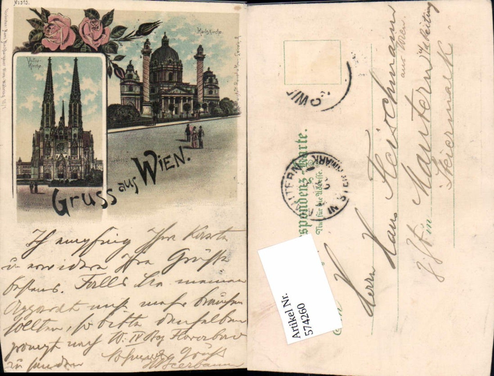 Alte Ansichtskarte – Old Postcard