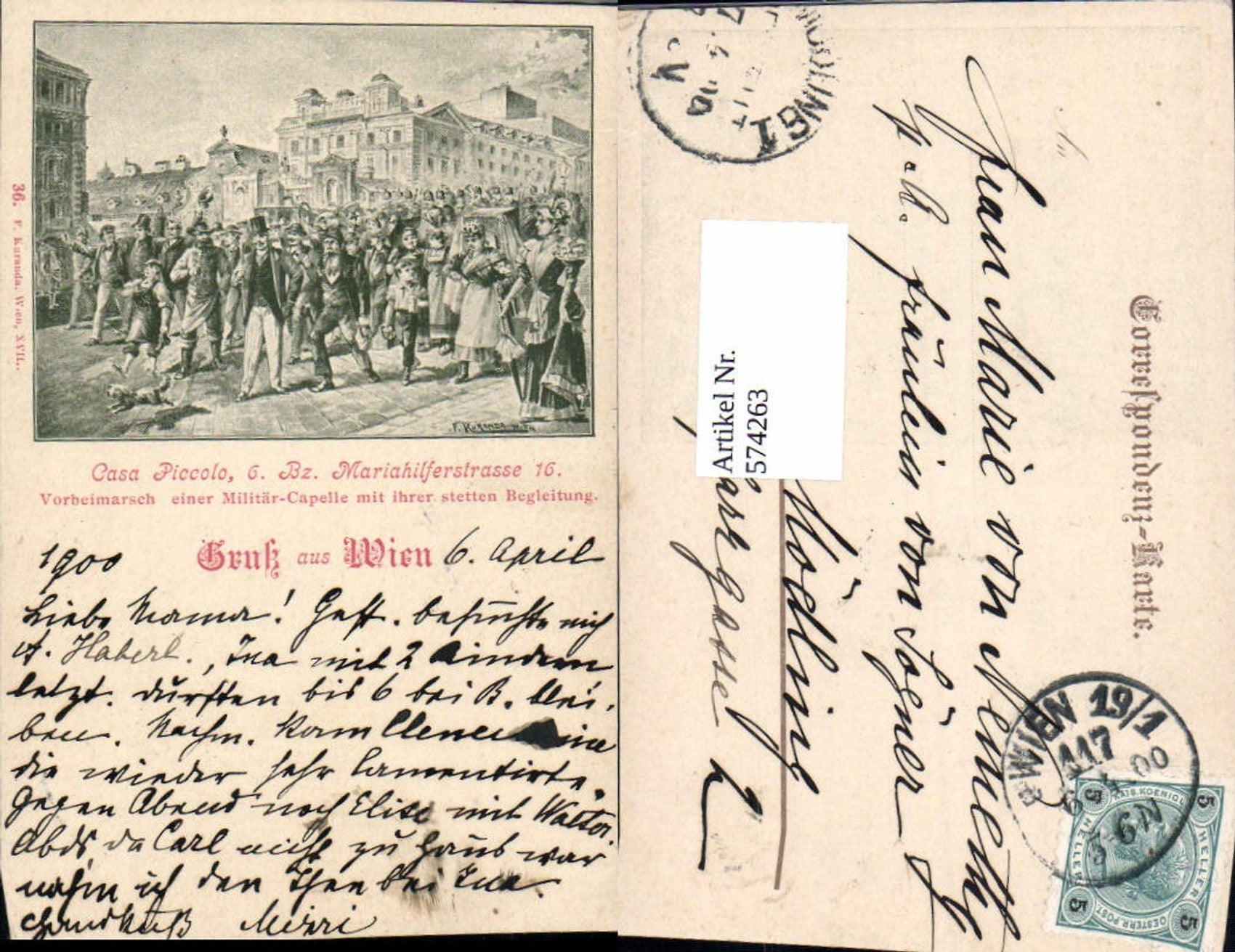 Alte Ansichtskarte – Old Postcard