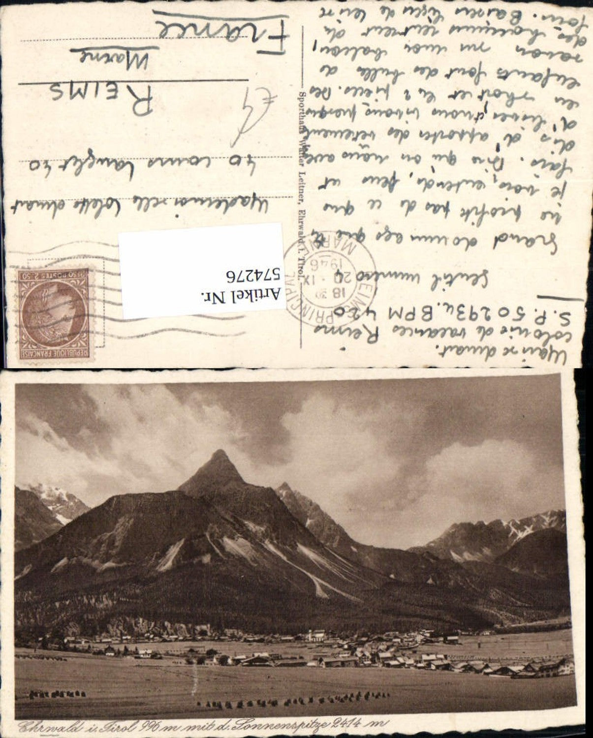 Alte Ansichtskarte – Old Postcard