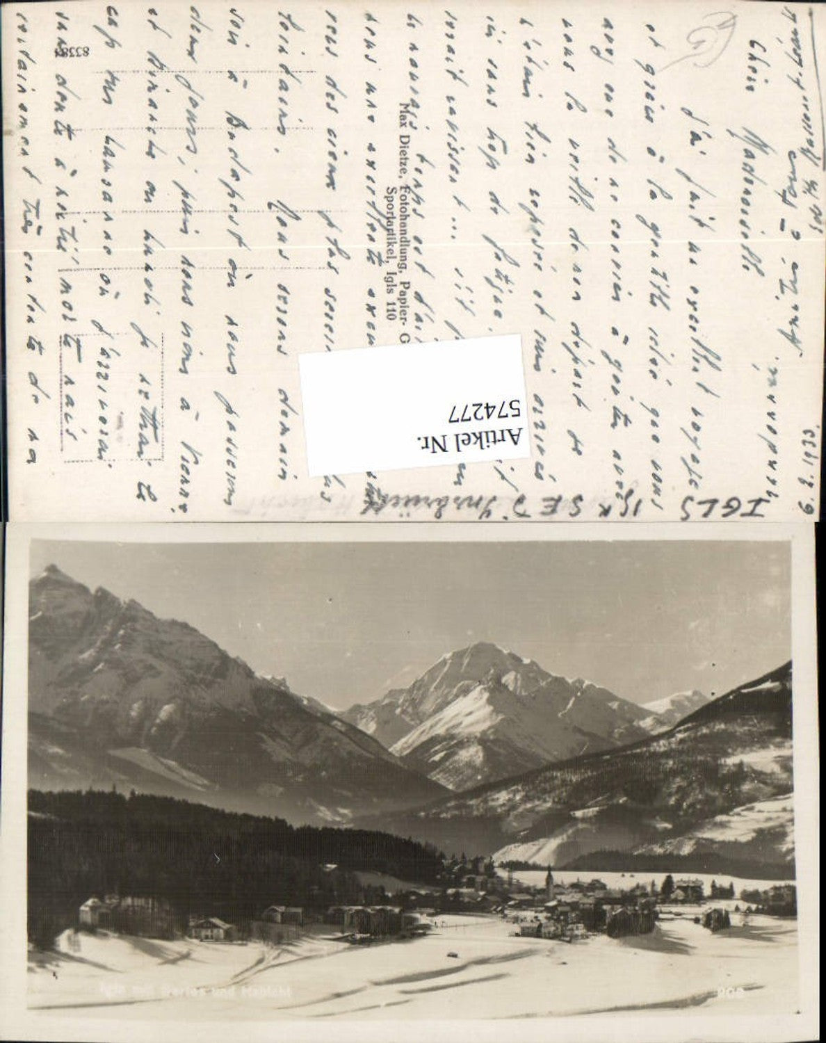 Alte Ansichtskarte – Old Postcard