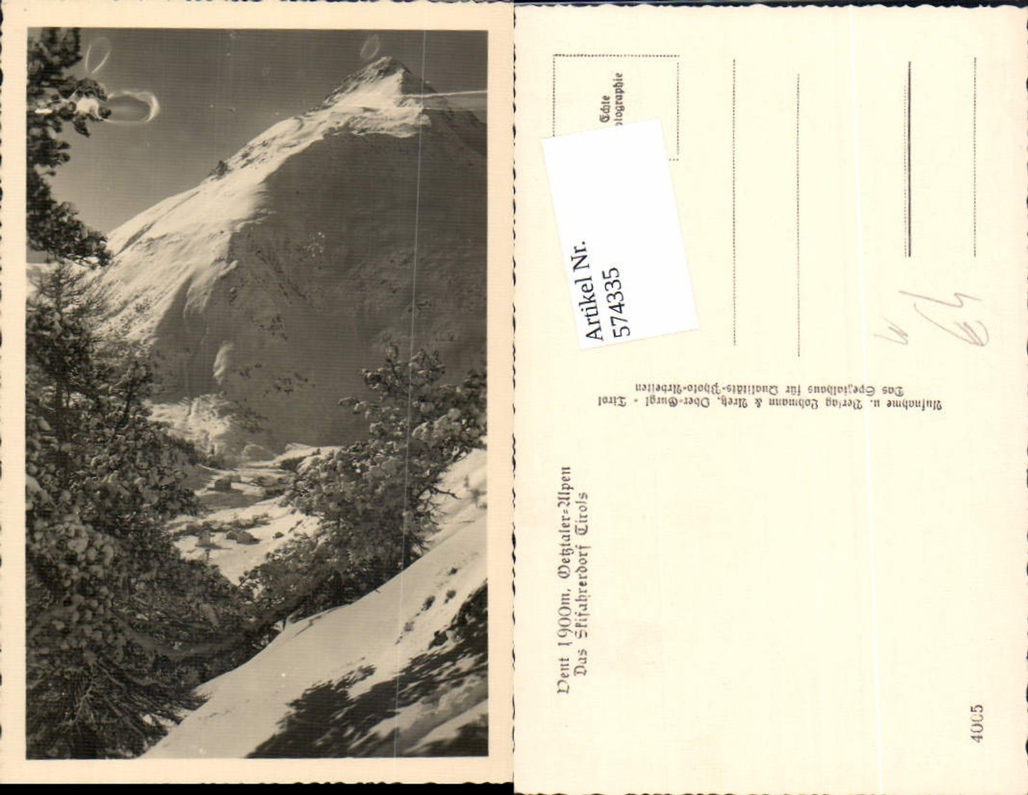 Alte Ansichtskarte – Old Postcard