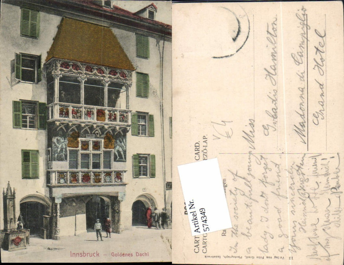 Alte Ansichtskarte – Old Postcard