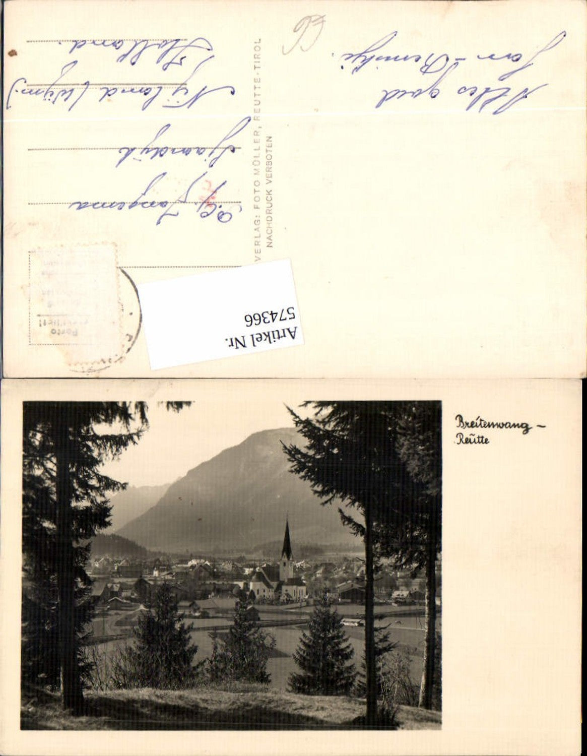 Alte Ansichtskarte – Old Postcard