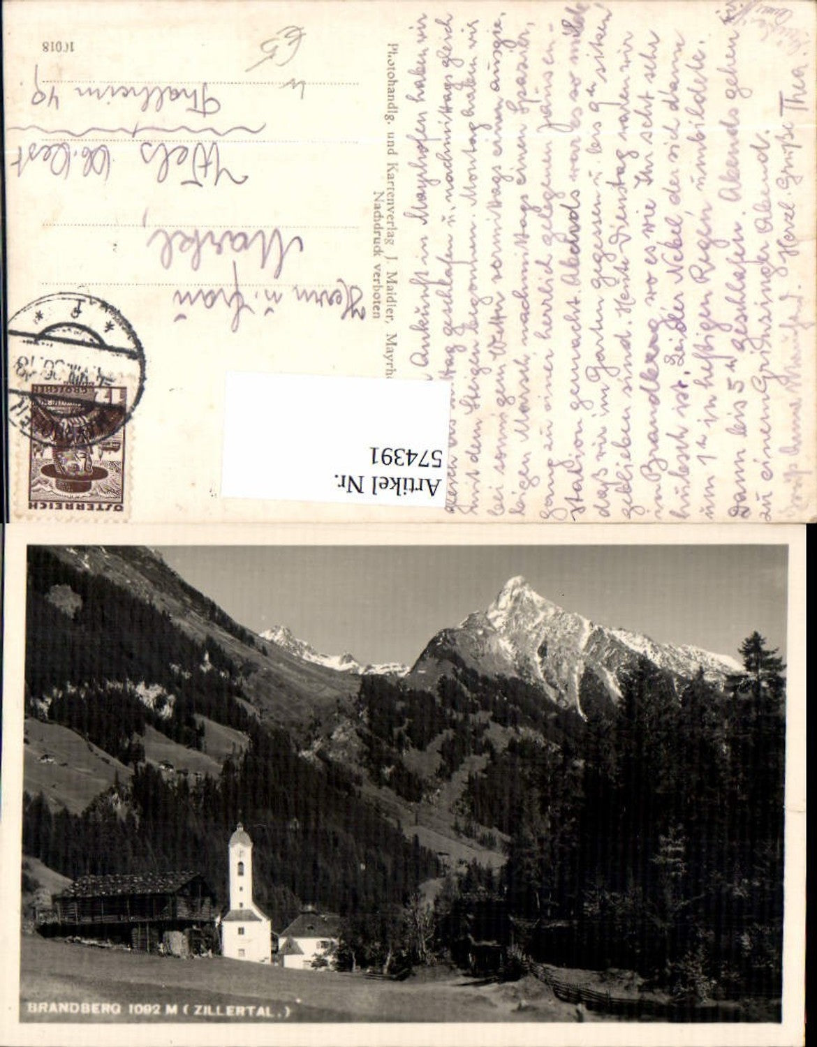 Alte Ansichtskarte – Old Postcard