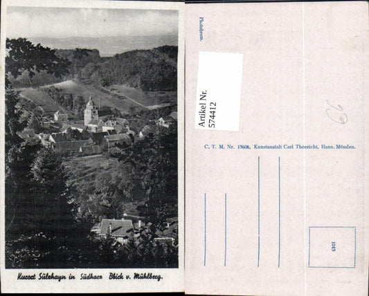 574412,Sülzhayn Ellrich Südharz Blick v. Mühlberg