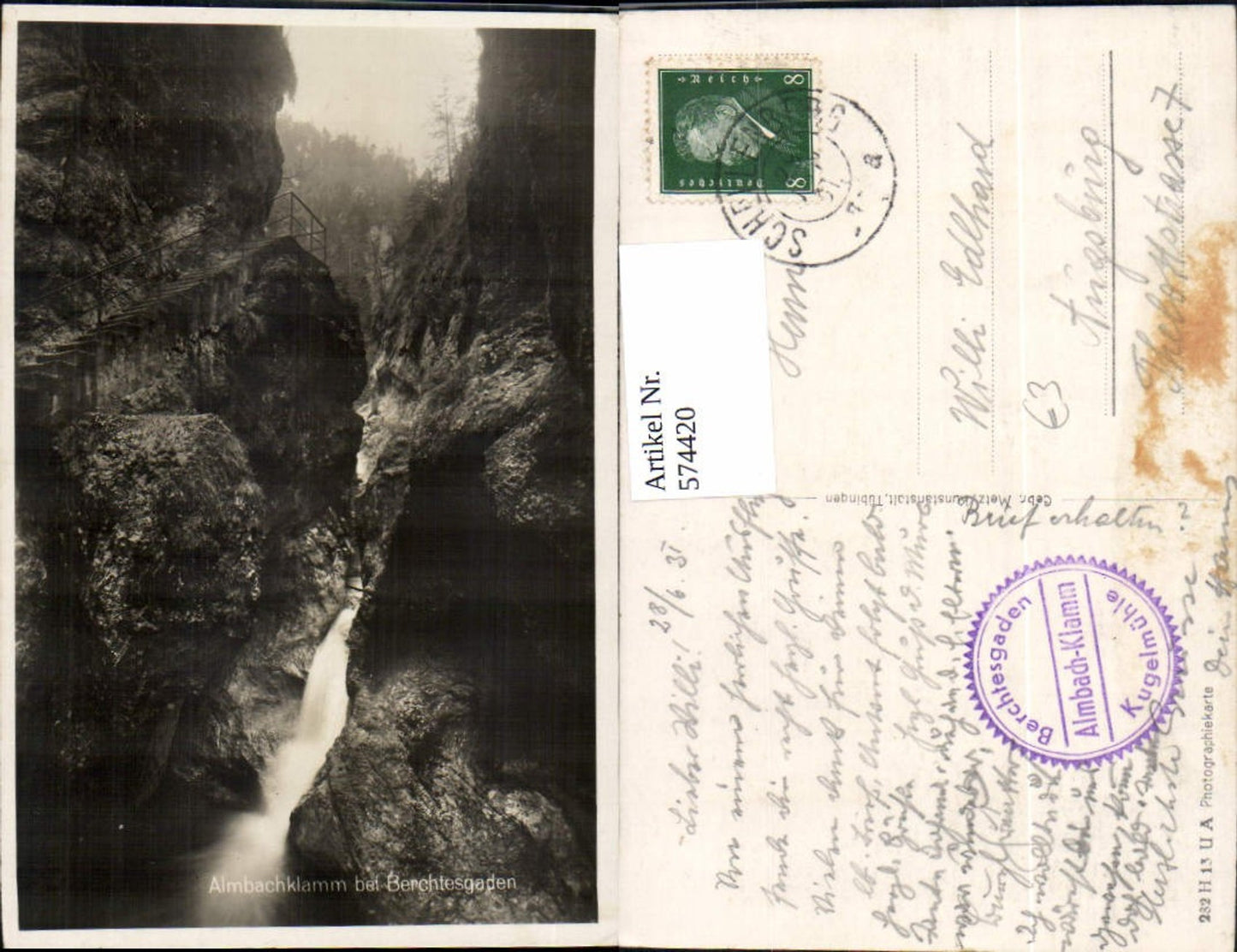 574420,Almbachklamm Marktschellenberg waterfall