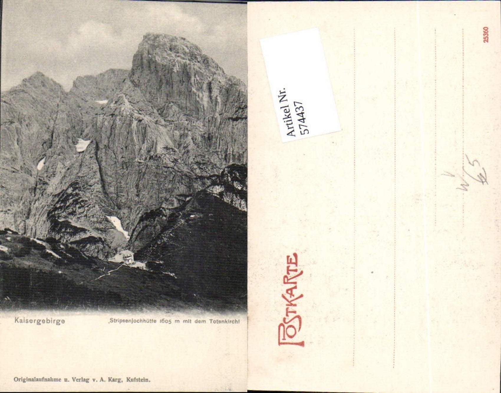 Alte Ansichtskarte – Old Postcard