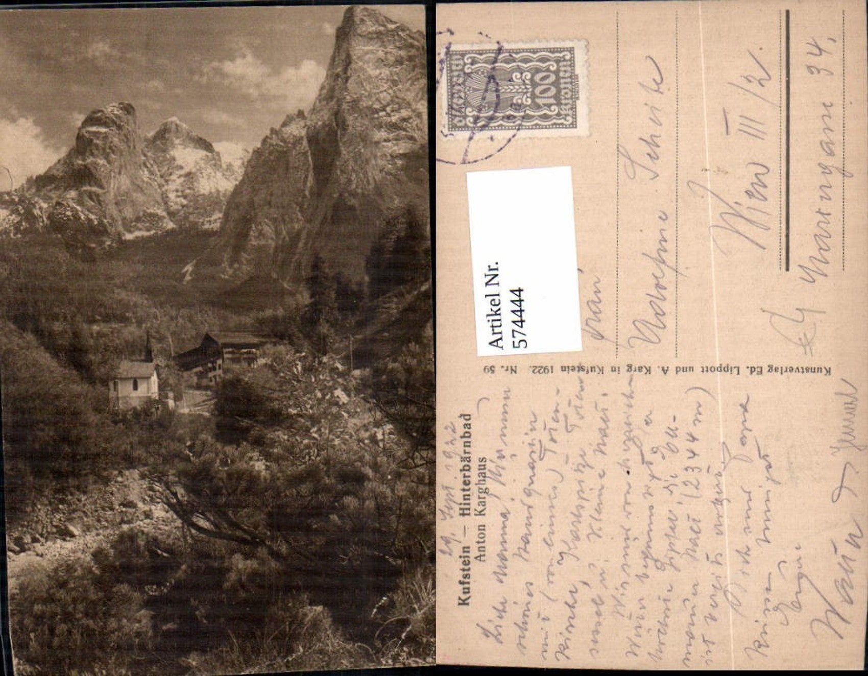 Alte Ansichtskarte – Old Postcard