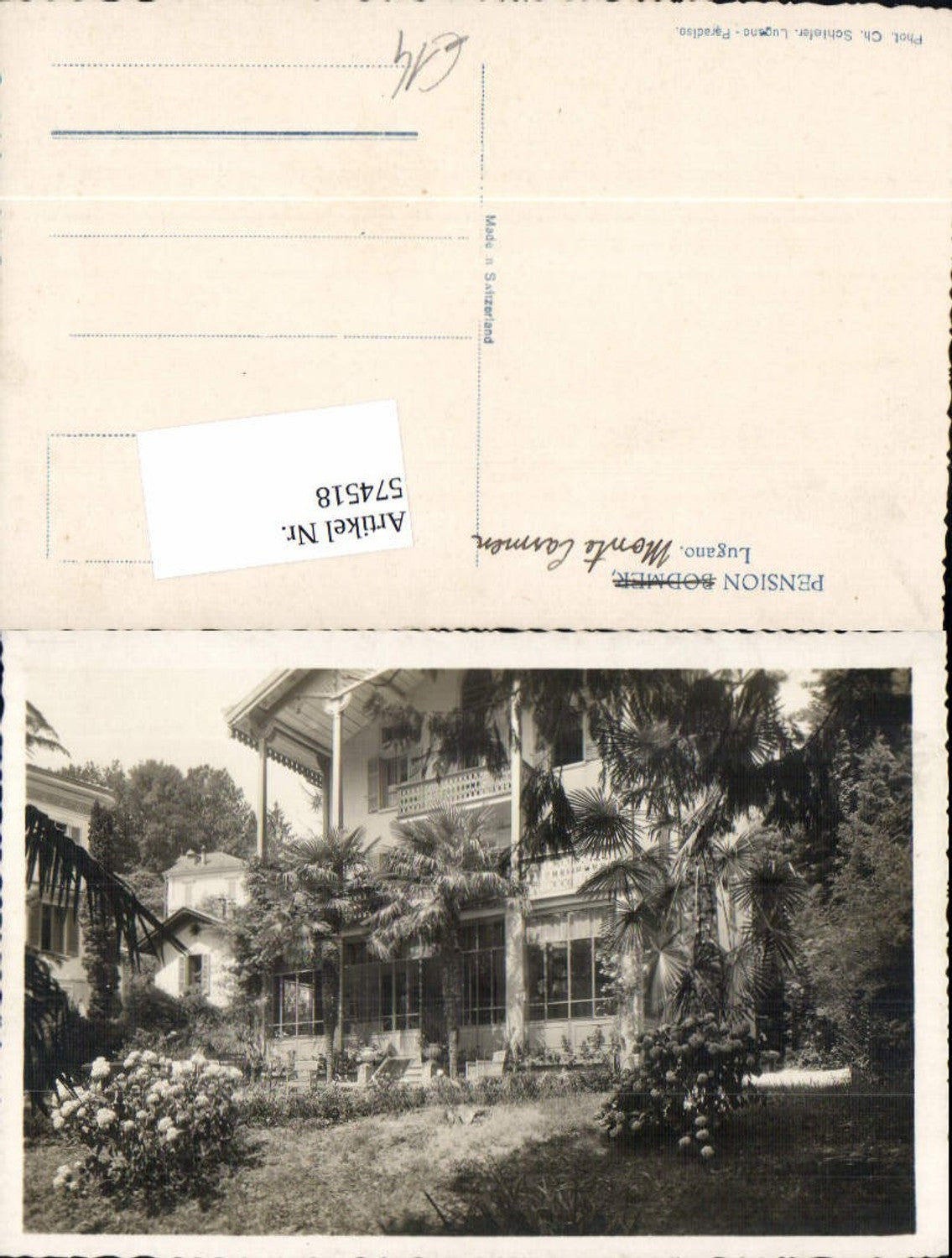 Alte Ansichtskarte – Old Postcard