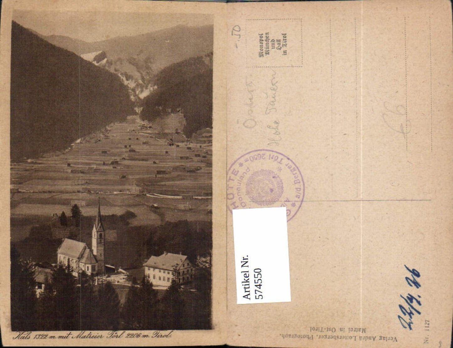 Alte Ansichtskarte – Old Postcard