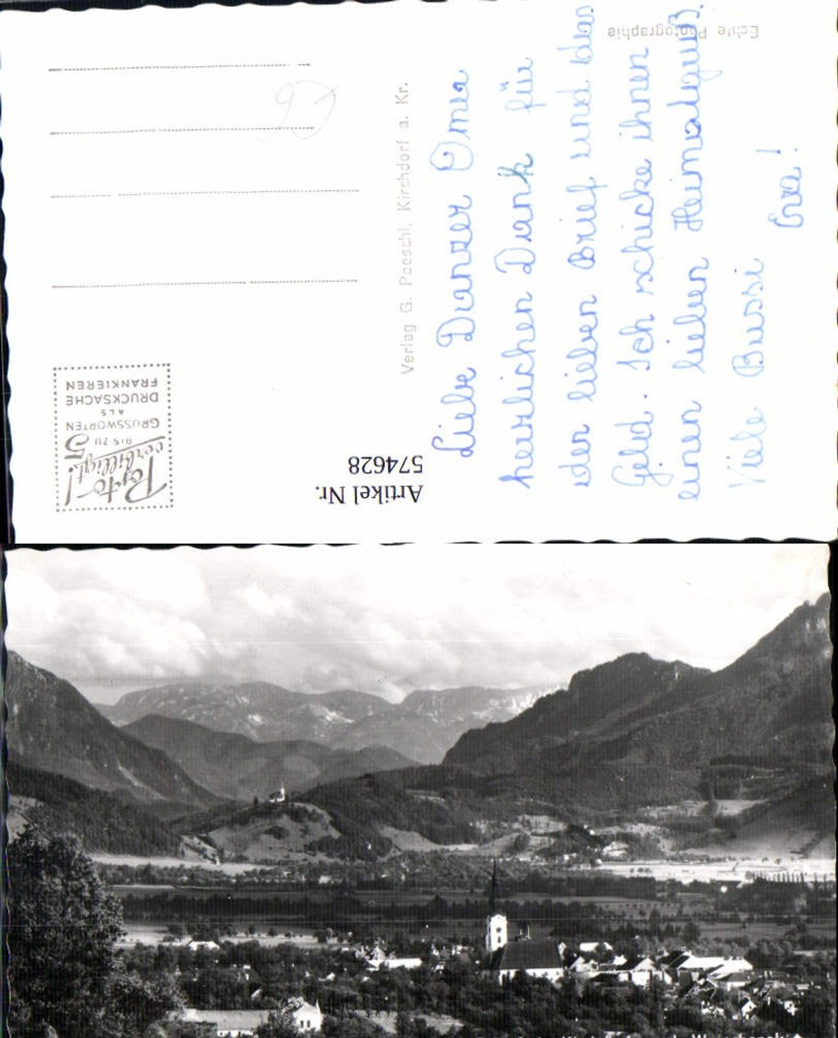 574628,Foto Ak Kirchdorf a. d. Krems m. d. Waschenek